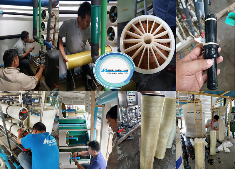 งานล้าง RO Membrane